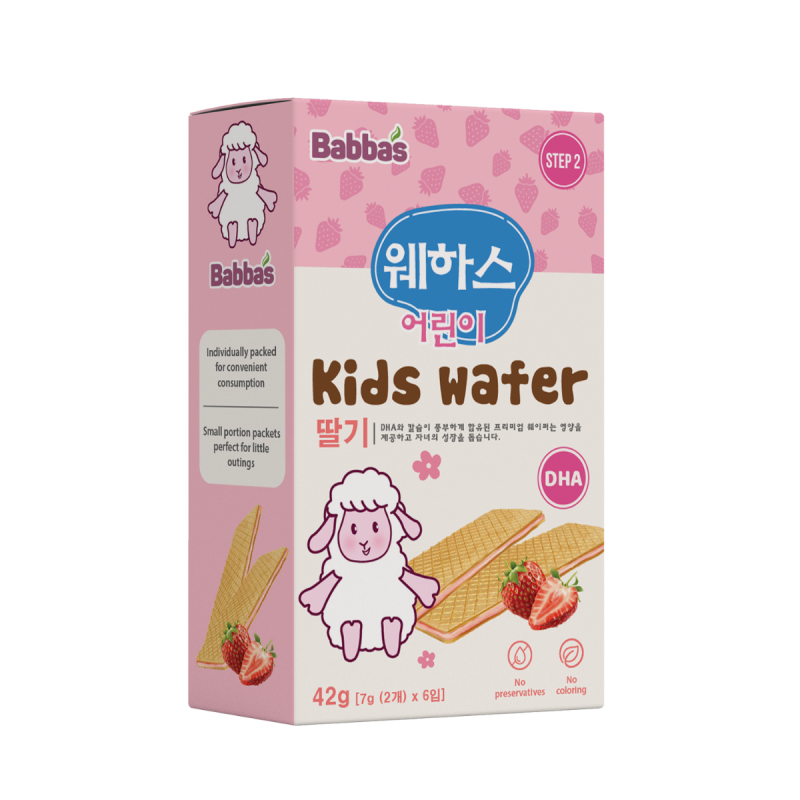 Bánh xốp Babba's - vị dâu