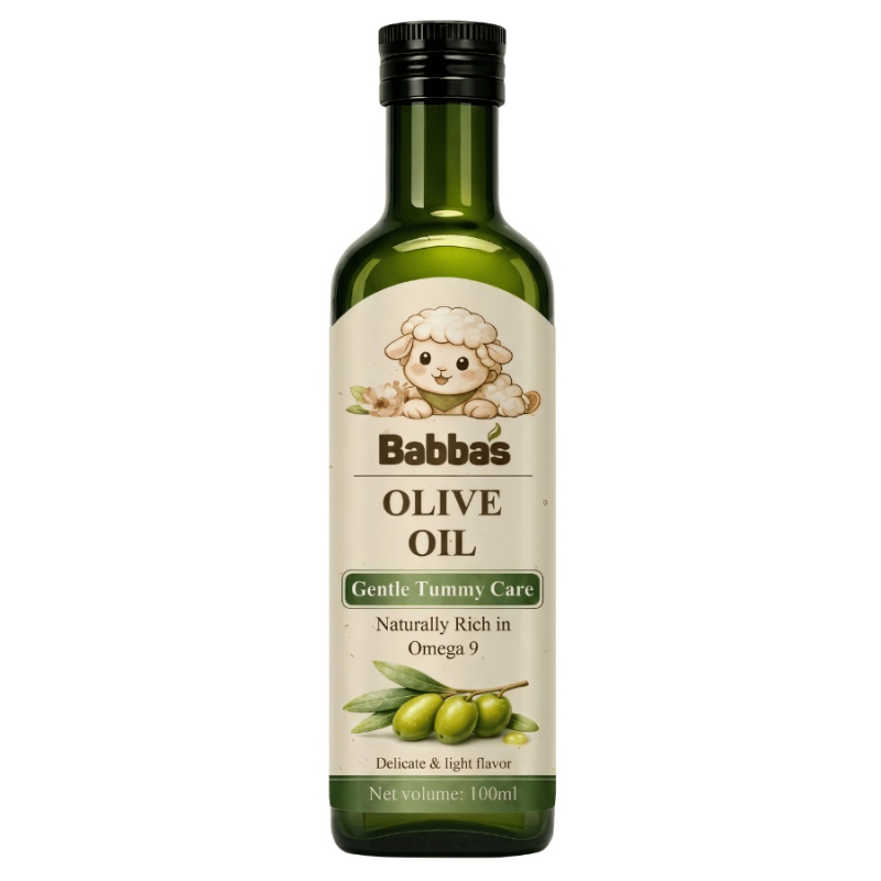 Dầu Olive BABBA'S Hỗ Trợ Tiêu Hóa Cho Bé Từ 6 Tháng - Dung Tích 100ml