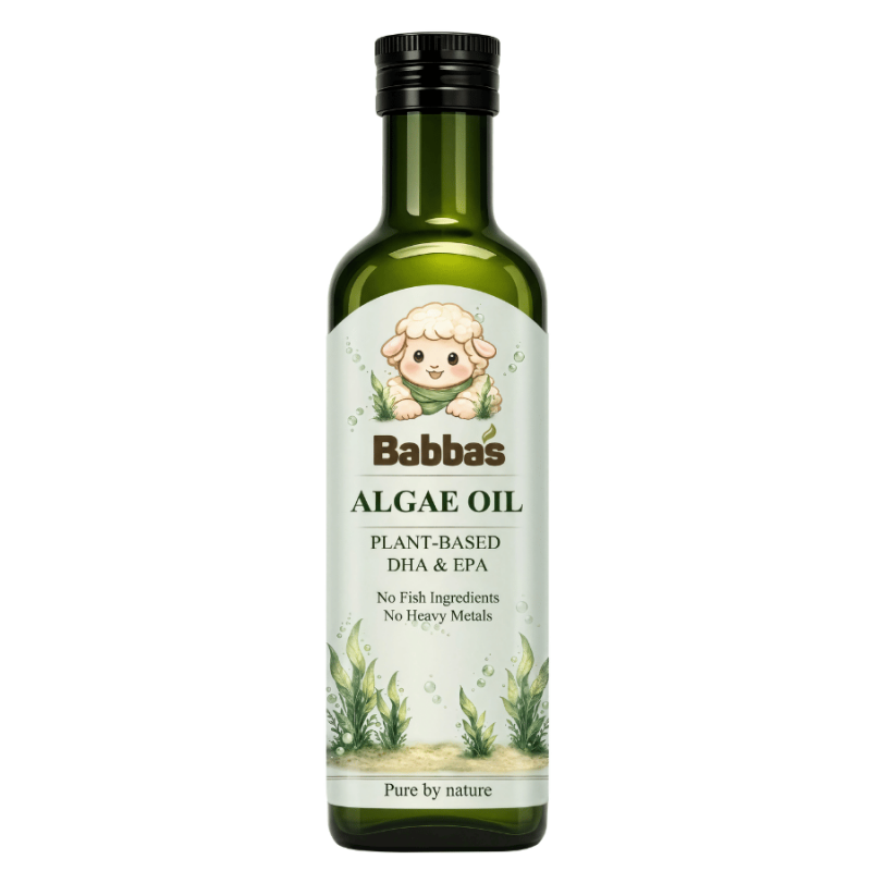 Dầu Tảo Biển BABBA'S Bổ Sung DHA Thực Vật Cho Bé Từ 6 Tháng - Dung Tích 100ml
