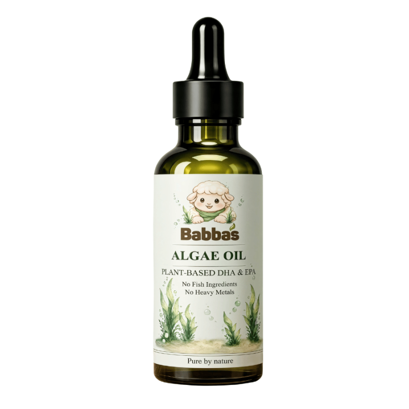 Dầu Tảo Biển BABBA'S Bổ Sung DHA Thực Vật Cho Bé Từ 6 Tháng - Dung Tích 50ml